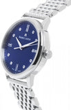 Maurice Lacroix Eliros Diamonds Blue Dial Silver Steel Strap Watch For Women - EL1094-SS002-450-1 Authentic Buy Shop Now