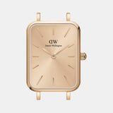 Daniel Wellington Quadro Unitone Rose Gold Dial Rose Gold Mesh Strap Watch For Women - DW00100484 Authentic Buy Shop Now