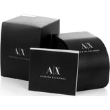 Armani Exchange Outerbanks Chronograph Black Dial Brown Leather Strap Watch For Men - AX1732