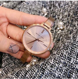Michael Kors Jaryn Rose Gold Dial Rose Gold Steel Strap Watch For Women - MK3547 Authentic Buy Shop Now