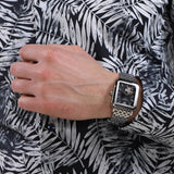 Emporio Armani Diego Automatic Black Dial Silver Steel Strap Watch For Men - AR60057 Authentic Buy Shop Now