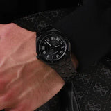 Guess Asset Quartz Black Dial Black Steel Strap Watch For Men - GW0575G3 Authentic Buy Shop Now