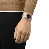 Tissot PRX Powermatic 80 Automatic 18K Gold Blue Dial Silver Steel Strap Watch for Men - T931.407.41.041.00 Authentic Buy Shop Now