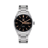 Tag Heuer Carrera Calibre 5 Automatic Black Dial Silver Steel Strap Watch for Men - WAR201C.BA0723 Authentic Buy Shop Now