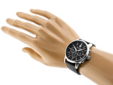 Tommy Hilfiger Kyle Quartz Black Dial Black Leather Strap Watch for Men - 1791630 Authentic Buy Shop Now