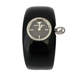 Emporio Armani Casual Analog Black Dial Black Leather Strap Watch For Women - AR0739 Authentic Buy Shop Now