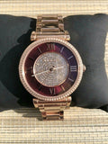 Michael Kors Catlin Quartz Rose Gold Dial Rose Gold Steel Strap Watch For Women - MK3412 Authentic Buy Shop Now