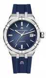 Maurice Lacroix Aikon Automatic Blue Dial Blue Rubber Strap Watch for Men - AI11808-SS000B-430-4 Authentic Buy Shop Now