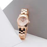 Tissot T Wave Rose Gold Dial Rose Gold Steel Strap Watch For Women - T112.210.33.456.00 Authentic Buy Shop Now