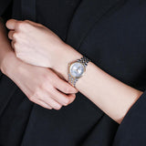 Tissot T Classic Carson Premium White Dial Two Tone Steel Strap Watch for Women - T122.207.22.031.00 Authentic Buy Shop Now