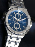 Maurice Lacroix Aikon Chronograph Blue Dial Silver Steel Strap Watch for Men - AI1018-SS002-430-1 Authentic Buy Shop Now