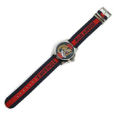 Gucci G Timless Le Marche Des Merveilles Blue & Red Dial Blue & Red Nylon Strap Unisex Watch - YA126495 Authentic Buy Shop Now