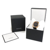 Gucci GG2570 Quartz Black Dial Black Leather Strap Watch For Men - YA142309 Authentic Buy Shop Now