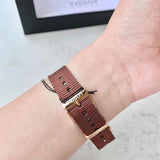 Tissot Everytime Desire White Dial Maroon NATO Strap Watch for Women - T109.210.37.031.00 Authentic Buy Shop Now