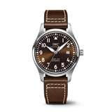 IWC Pilot's Watch Mark XVII Edition "Antoine De Saint Exupery" Brown Dial Brown Leather Strap Watch for Men - IW327003 Authentic Buy Shop Now