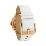 Marc Jacobs Amy White Dial White Leather Strap Watch for Women - MBM1180 Authentic Buy Shop Now