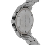 Burberry Utilitarian Chronograph Black Dial Silver Steel Strap Watch For Men - BU9800 Authentic Buy Shop Now