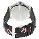 Gucci Le Marche Des Merveilles Black Dial Black Leather Strap Unisex Watch - YA1264007 Authentic Buy Shop Now