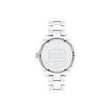 Coach Preston Mother of Pearl Dial White Steel Strap Watch for Women - 14503661 Authentic Buy Shop Now