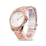 Michael Kors Whitney Quartz White Dial Rose Gold Steel Strap Watch For Women - MK6694 Authentic Buy Shop Now