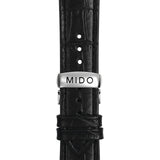 Mido Comander II Automatic Chronometer Silver Dial Black Leather Strap Watch For Men - M021.431.16.031.00 Authentic Buy Shop Now