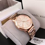 Michael Kors Hartman Rose Gold Dial Rose Gold Steel Strap Watch For Women - MK3491 Authentic Buy Shop Now