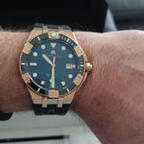 Maurice Lacroix Aikon Venturer Black Dial Black Rubber Strap Watch For Men - AI6058-BRZ0B-330-2 Authentic Buy Shop Now