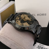 Michael Kors Layton Pave Black Dial Black Steel Strap Watch for Women - MK6091 Authentic Buy Shop Now