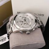 Michael Kors Runway Silver Dial Silver Steel Strap Watch for Men- MK8086 Authentic Buy Shop Now