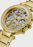 Guess Solstice Diamonds Gold Dial Gold Steel Strap Watch for Women - GW0403L2 Authentic Buy Shop Now