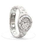 Chanel J12 Quartz White Dial White Steel Strap Watch for Women - J12 H5698 Authentic Buy Shop Now