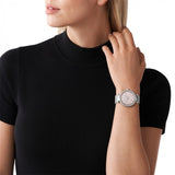 Michael Kors Darci Analog Pink Dial Silver Mesh Bracelet Watch For Women - MK4518 Authentic Buy Shop Now