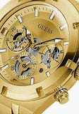 Guess Continental Gold Dial Gold Steel Strap Watch For Men - GW0260G4 Authentic Buy Shop Now