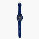 Armani Exchange Outerbanks Chronograph Blue Dial Blue Silicone Strap Watch For Men - AX1327 Authentic Buy Shop Now