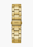 Guess G Twist Diamonds Gold Dial Gold Steel Strap Watch For Women - W1201L2 Authentic Buy Shop Now