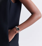 Dior Gem Dior Black Mother of Pearl Dial Silver Steel Strap Watch for Women - CD18111X1005 Authentic Buy Shop Now