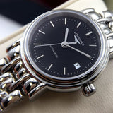 Longines Presence 25.5mm Automatic Black Dial Silver Steel Strap Watch for Women - L4.321.4.52.6 Authentic Buy Shop Now