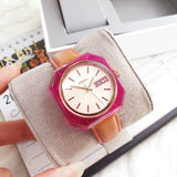 Fossil Candy White Dial Brown Leather Strap Watch for Women - ES3539 Authentic Buy Shop Now