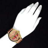 Gucci G Timeless Butterfly Brown Dial Brown Leather Strap Watch For Women - YA1264063 Authentic Buy Shop Now