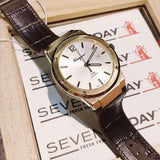 Salvatore Ferragamo F-80 Classic White Dial Brown Leather Strap Watch for Men - SFDT00819 Authentic Buy Shop Now