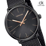 Calvin Klein High Noon Quartz Black Dial Black Mesh Bracelet Watch for Men - K8M21421 Authentic Buy Shop Now