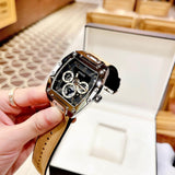 Guess Phoenix Multifunction Black Dial Brown Leather Strap Watch for Men - GW0202G3 Authentic Buy Shop Now