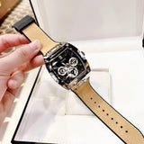 Guess Phoenix Multifunction Black Dial Brown Leather Strap Watch for Men - GW0202G3 Authentic Buy Shop Now