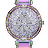 Guess Lily Analog Purple Dial Purple Steel Strap Watch For Women - GW0528L4 Authentic Buy Shop Now