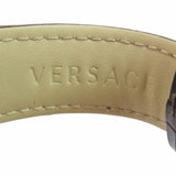 Versace V-Ray Chronograph Quartz Black Dial Brown Leather Strap Watch For Men - VEDB00318 Authentic Buy Shop Now