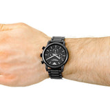 Emporio Armani Luigi Chronograph Black Dial Black Stainless Steel Watch For Men - AR1507 Authentic Buy Shop Now