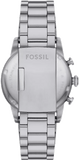 Fossil Sport Tourer Chronograph Black Dial Silver Steel Strap Watch for Men - FS6045 Authentic Buy Shop Now