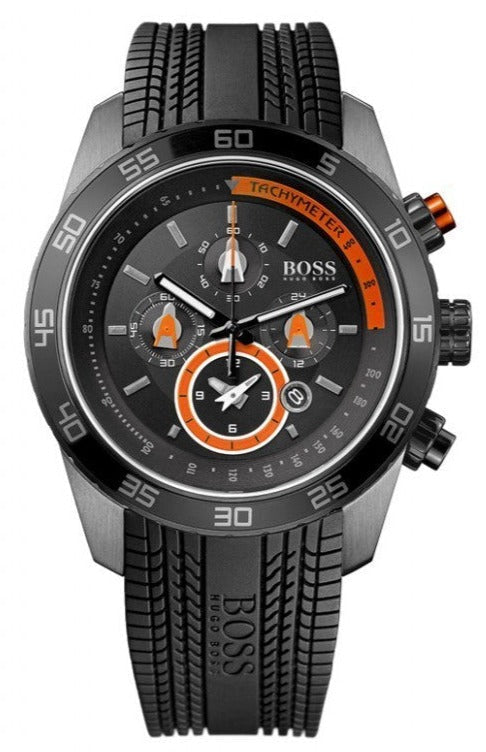 Hugo Boss Motorsport Special Edition Black Dial Black Rubber Strap Watch For Men - HB1512662 Authentic Buy Shop Now