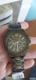 Michael Kors Lennox Chronograph Green Dial Green Steel Strap Watch For Men - MK9103 Authentic Buy Shop Now