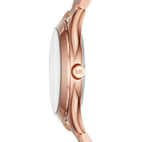 Michael Kors Slim Runway Rose Gold Dial Rose Gold Steel Strap Watch for Women - MK3513 Authentic Buy Shop Now